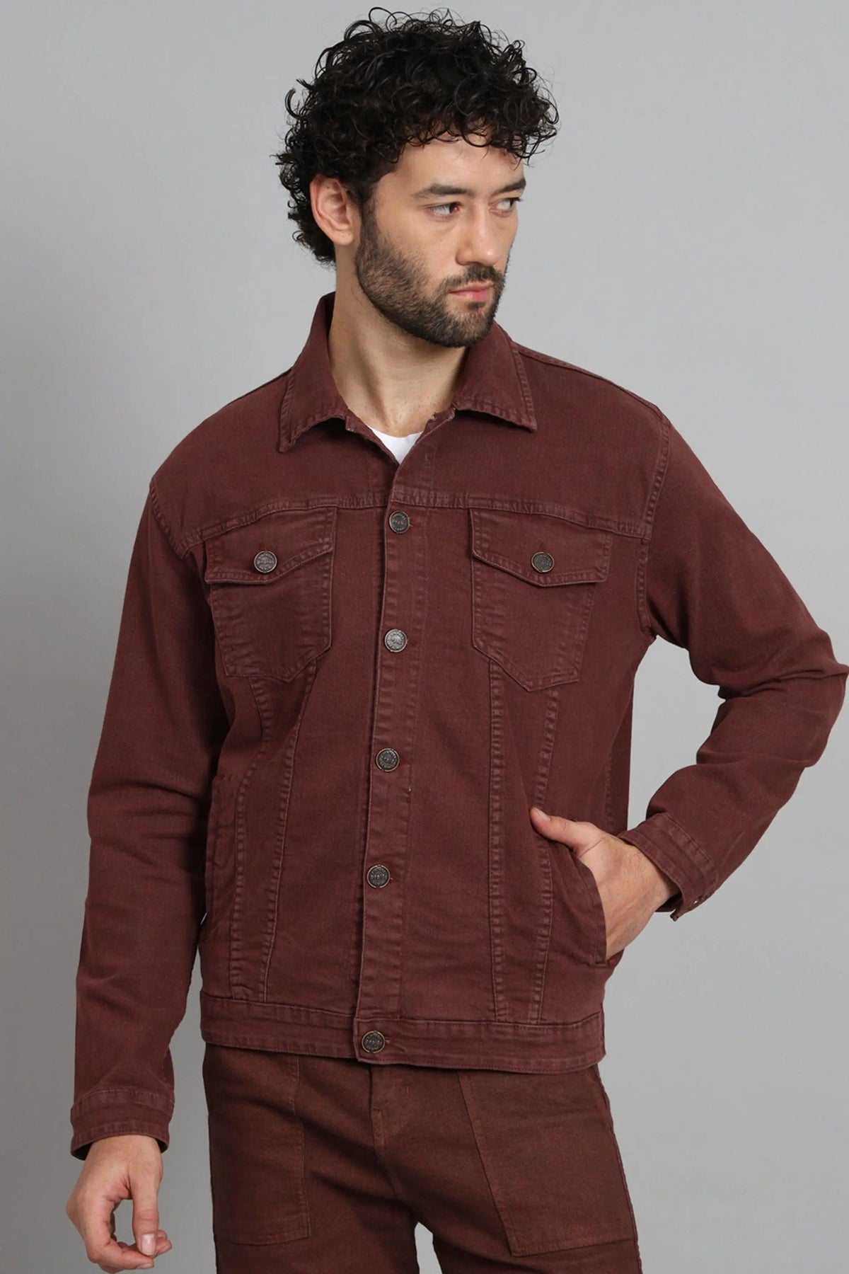 Buy Belliskey Maroon Regular Fit Crop Jacket for Women Online @ Tata CLiQ